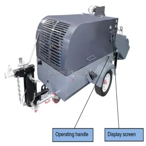GPXT200-D/A 5m3/h Diesel Screed Machine for Mixing and Transporting Semi-dry Mortar