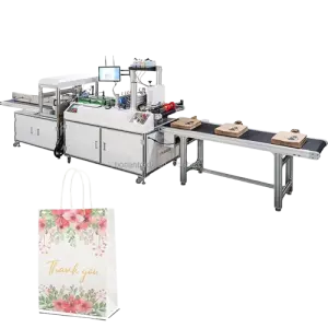Small Business Semi- Automatic Paper Bag Making Machine for Making Paper Food Container