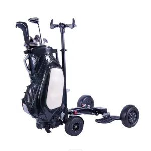 Golf Trolley Four Wheel 10 Inch Folding Light Weight 1600W Electric Golf Scooter