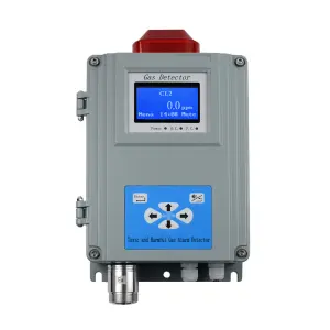 Industrial Wall Mounted Cl2 Chlorine Gas Detector Analyzer with Electrochemical Sensor