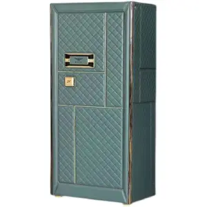 High End Leather Exquisite Interior Anti-theft Safe Box, Household Fingerprint Large Shaking Table,jewelry Villa Custom Safe Box
