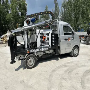HDT-200 Water Well Drill Rig Borehole Truck Water Well Drilling Machine Truck Product Mine Drilling Rig