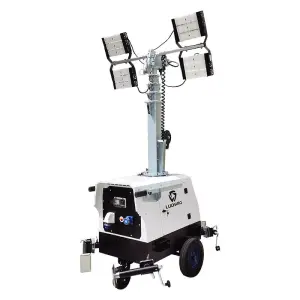 Led Light Towers 7.5 M Electric Light Tower AC Power Construction Light Tower