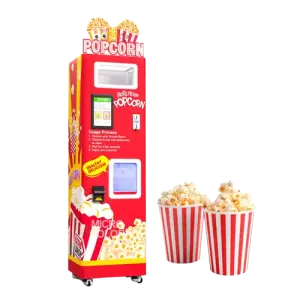 Food Processing Making Popcorn Machinery Commercial Automatic Popcorn Vending Machines for Small Business Ideas