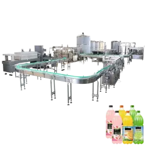 Small Business Juice Making Washing Filling Capping Machine