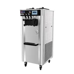 Kitchen Equipment Commercial Automatic Italian Small Soft Ice Cream Machine Maker for Business