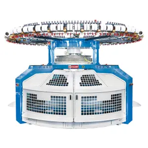 WELLKNIT WD/2.1F-T-S4R-CJ-ATS Fine Gauge Double Jersey Circular Knitting Machine with ATS(Automatic Take Down System)