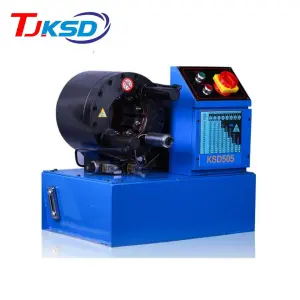 P32 Automatic Rubber Hose Repair Crimper Machine 1/4 2 Inch Hydraulic Hose Crimping Quick Change Tool 4Wires