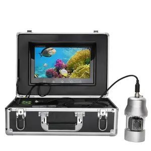 9 Inch 20m IP68 Waterproof Underwater Fishing Video Camera with 360 Degree Rotating Camera for Ice Fishing
