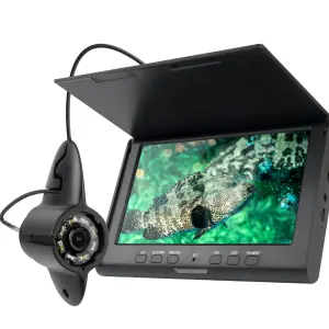Dearsee Underwater Fishing Camera 7 Inch LCD Monitor Infrared Lights for Lake Boat Ice Fishing Finder