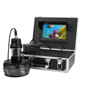 9 Inch DVR Recorder 100m Underwater Fishing Video Camera Fish Finder IP68 Waterproof 38 LEDs 360 Degree Rotating Camera