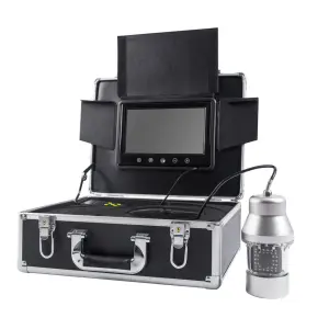 100M Waterproof IP68 9"LCD Monitor HD 1000TVL 36 LEDs IR 360° rotation Fishing Camera