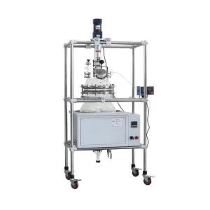 50L Lab Spherical Glass Reactor Chemical Mixing Reactors