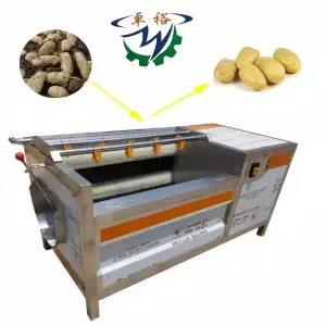 Zhuoyu Potato Washing and Peel Machine Wool Roller Cleaning Machine Brush Roller Washing Machine