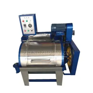 Sheep Raw Wool Scouring Machine Yak Hair Chicken Duck Feather Industrial Washing Hotel Linen Cleaning Dewater Drying Machine