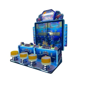 2*65'' LCD ENCHANTED SEAS 4 - Player Fishing Game Machine