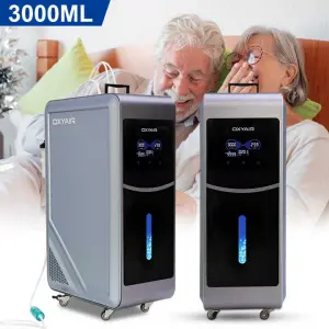 Portable SPE PEM H2 Molecular Hydrogen Inhaler 900ml Hho Browns Gas Inhalation Machine 3000ml Home Hydrogen Generator
