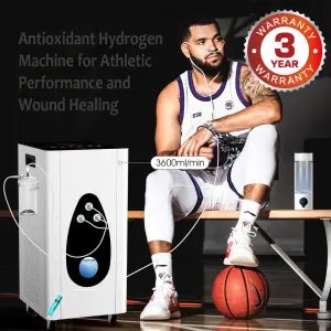 H2 Generator 3600ml Low Noise and Comfortable Hydrogen Inhalation Machine for Commercial Home Office