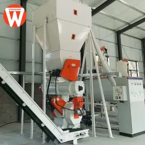 1-2 Ton/h Animal Feed Pellet Machine Production Line for Chicken Cow Cattle Rabbit Farm Poultry Livestock