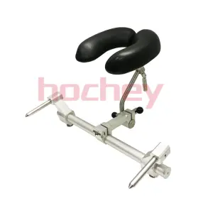 Neuro Surgical Skull Clamp Head Rack with 4-Point Carbon Fiber Three Needle Holder for Neurological Surgery U-Type Head Frame