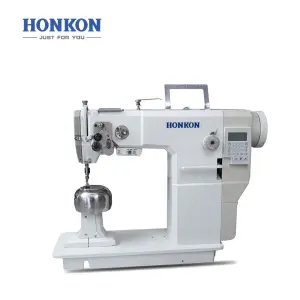 HK-8910-D3 Computerized Drive Post Bed Wig Sewing Machine Use for Sewing Hair