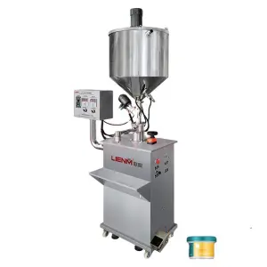 Semi Automatic Constant Temperaturepaste Filling Machine Vertical Body Lotion Paste Tube Fill Seal Machine