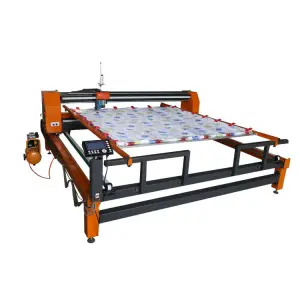 Automatic Computerized Single Needle Continuous Mattress Quilting Cutting Machine Home Textile Blanket Bed Sofa Making Machinery