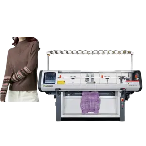 Changhua Universal Computerized Single System 3d Woollen Cardigan Blanket Sweaters Making Low Failure Rate Flat Knitting Machine