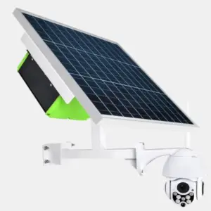 Solar Powered Panel Wifi Cctv Waterproof Battery Operated Outdoor Wireless Security Camera Street Lights with 4g Sim Card