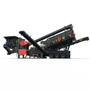 Zhongde Mobile Faw Crusher 90-650t/h Capacity AC Motor Bearing Core Easy Operation for Concrete Recycling Construction