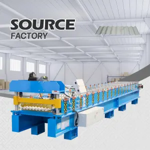 FORWARD Automatic Metal Sheet Roof Tile Making Machine Roof Panel Roll Forming Machine Tile Making Machinery
