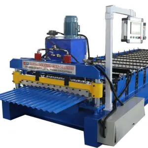 Automatic Aluminium Steel Roofing Iron Sheet Making Machine Corrugated Roof Sheet Roll Forming Machines
