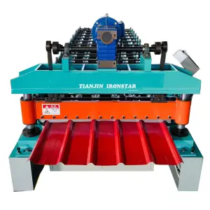 High Speed 1000 Trapezoidal Roofing Sheet Machine Tile Making Machinery