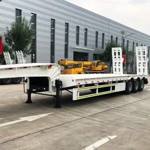 3/4/5 Axle Low Loader Trailer Lowbed Semi Trailer