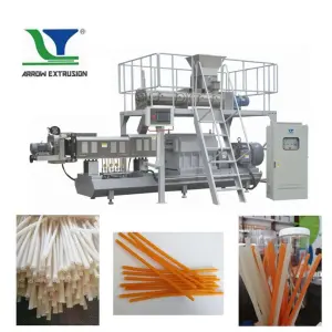 Sorbos Apple Flavour 7.5 Inch Edible Straws Grain Product Making Machinery
