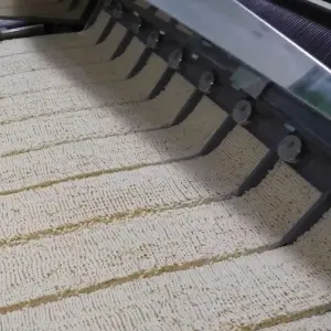 Fully Automatic Instant Noodle Manufacturing Line - Small Scale, Fried, Square Bagged, 15,000-25,000 Packs/8h, Customizable