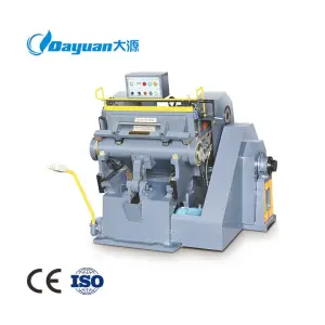 ML750 Low Manual Carton Box Flat Bed Die Cutting Machine Wine Packaging Die Cutting and Creasing Machine