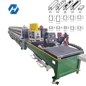 41x41mm 41x21mm Steel Frame & Purlin Machines Roll Forming Machine Ss Drawer Channel Making Machine