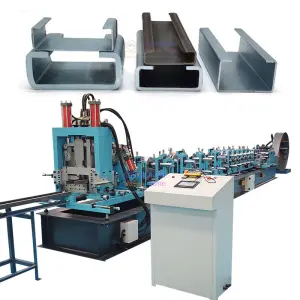 Outlet C Z Purlin Forming Machine Steel Frame Steel C U Z M Shape CZ Purlin Profile Channel Making Roll Forming Machine