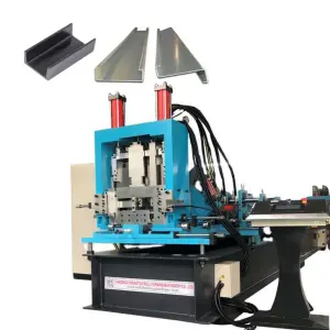 Muti Sizes Steel Profile U Purline C Z Purlin Roll Forming Machine Full Automatic Steel Frame Purlin Machines