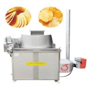 Automatic Batch diesel Snacks Frying Machine Potato Chips Frying Machine