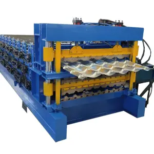 Building Material Three Layer Metal Roof Roll Forming Machine