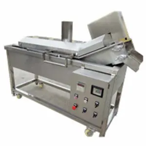 Industrial Automatic Potato Crispy Chips French Fries Continuous Deep Fryer Groundnut Frying Machine