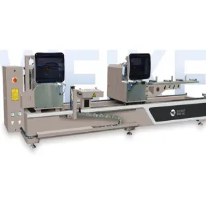 WEIKE CNC Intelligent CNC Double Head Mitre Aluminum Profile and PVC Window and Door Making Machine