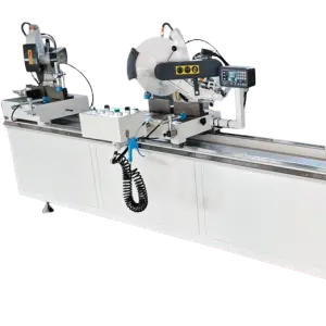 Double Head Mitre Saw Cutting Machine Aluminium PVC UPVC Construction Manufacturing Window and Door Making Machinery