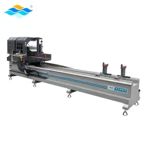 High End Type CNC Aluminum Profile Double Head 45, 90 Cutting Machine for UPVC Aluminum Window Door Making