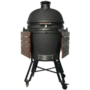 27Inch Ceramic Kamado BBQ Grill Outdoor Charcoal Smoker