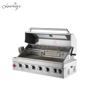 Modern Stainless Steel BBQ Grill for Outdoor Kitchens