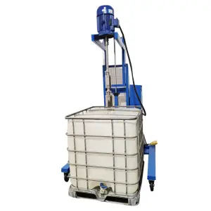 High Speed 1.5kW IBC Mixer Agitator for 1000L Liquid Containers - Durable Construction