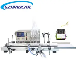 Automatic Scale Magnetic Driven Pump Liquor Bottle Filling Machine Production Line Cosmetic Equipment